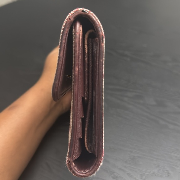 Vintage Louis Vuitton Red Monogram Wallet - Picture 7 of 8